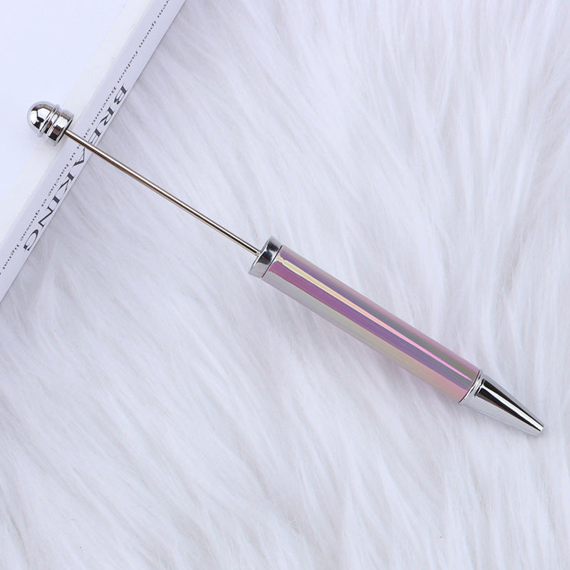 UV Electroplating Rainbow Color Beadable Ballpoint Pens DIY Craft Supplies 9
