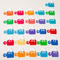 Wooden Alphanumeric Key Pairing Montessori Toys Educational Activity 6