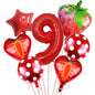 Strawberry Foil Balloon Set Party Decoration 32 Inch 13