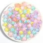 100 Pack Transparent Multi-Style Acrylic Beads Bracelet Accessories 90