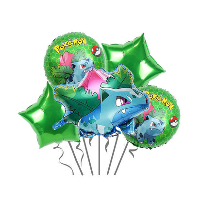 Pikachu Foil Balloon Set Children Birthday Party Decoration 7