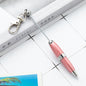 Portable Metal Beadable Pen Keychain Ballpoint Pens DIY Craft Supplies 16