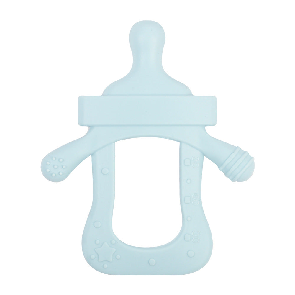 Silicone Baby Teething Toy Bottle Shape for Infant 10