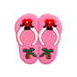 20pcs Silicone Focal Beads Slippers Pair with Palm Tree Detail 5