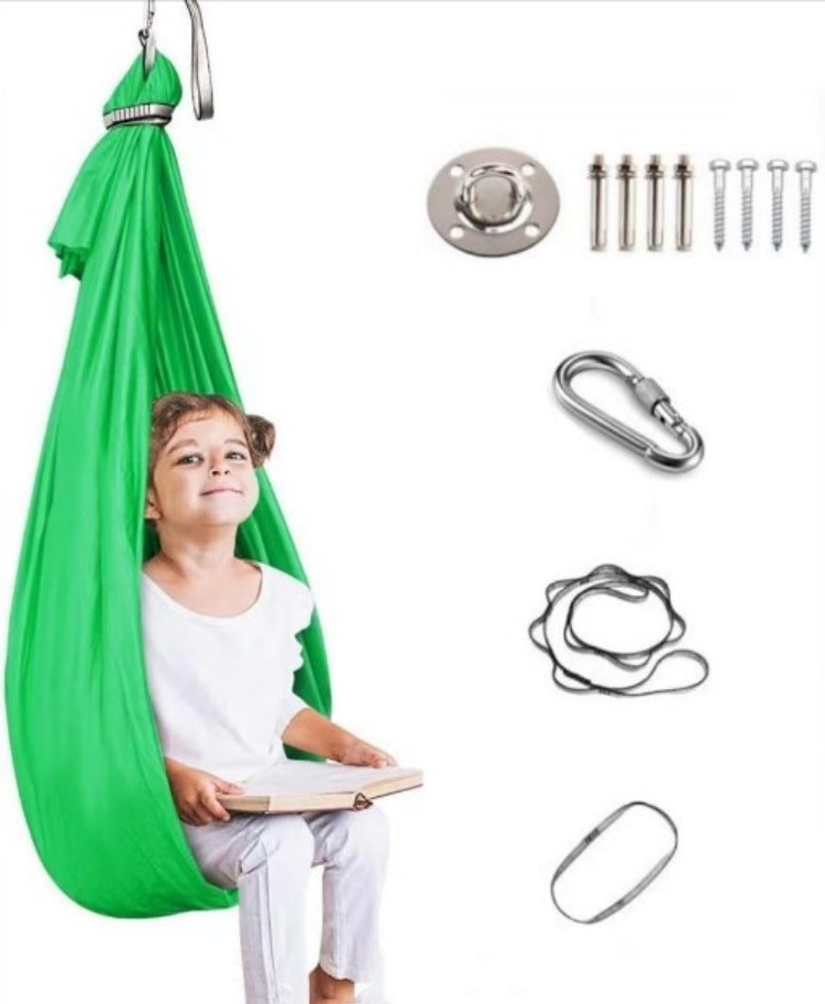 Nylon Sensory Training Swing Hammock for Children 280x150cm 5