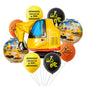 Excavator Foil Balloon Construction Party Decoration Set 8