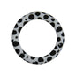 65mm Printed Silicone Beads Rings Multi Color Design 22