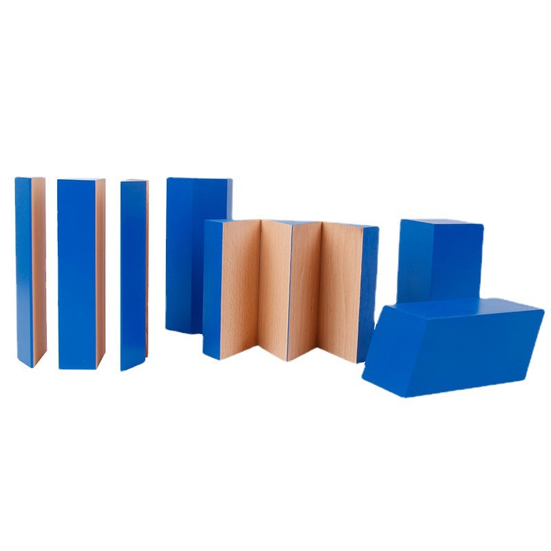 Wooden Geometric Volume Group Montessori Toys Educational Set 4