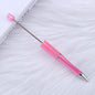 Handle Gradient Color Beadable Ballpoint Pens DIY Rainbow Opal Craft Supplies 4