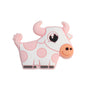 20pcs Silicone Focal Beads Highland Cow Cartoon Design 11