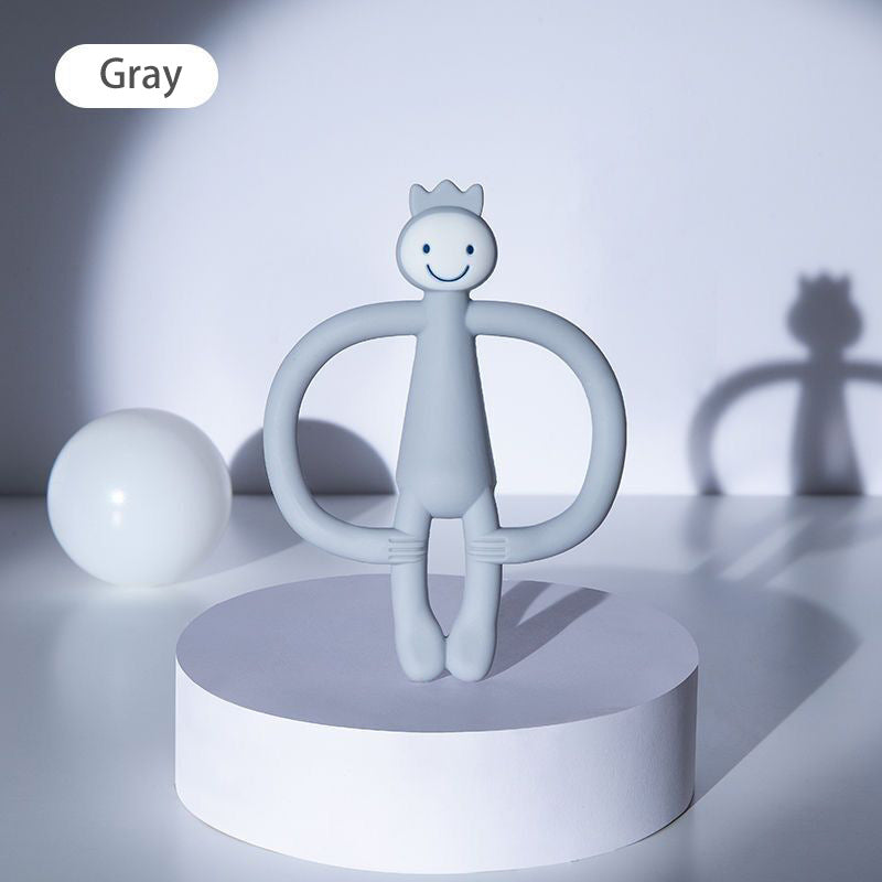 Crown Monkey Silicone Teething Toy for Baby 3