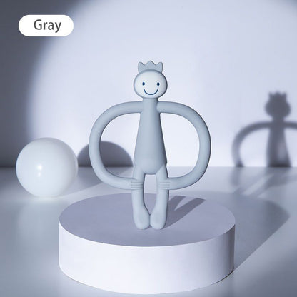 Crown Monkey Silicone Teething Toy for Baby 3