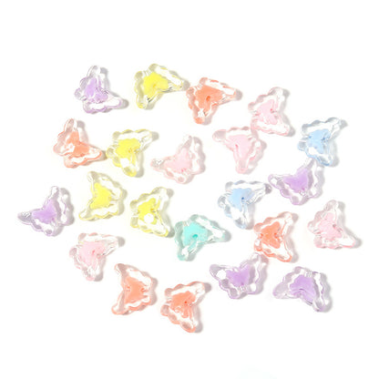 100 Pack Transparent Multi-Style Acrylic Beads Bracelet Accessories 35