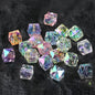 100pcs 12mm Section Round UV Finish Acrylic Beads Jewelry Making 6