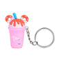 Milk Tea Soft Rubber Keychain Cute Drink Charm 5