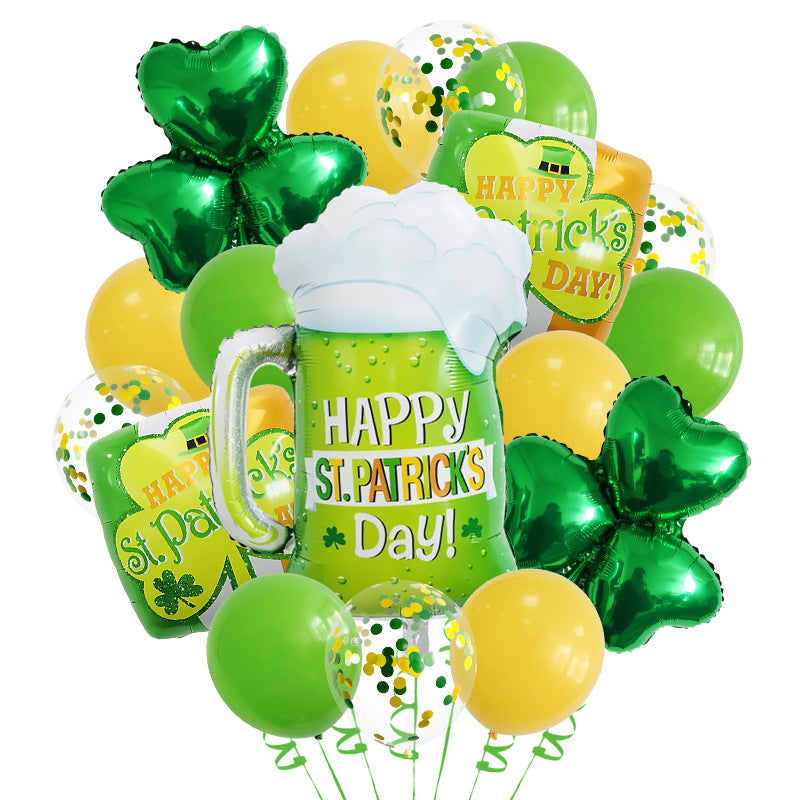 St. Patrick's Day Foil Balloon Set Party Decoration 4