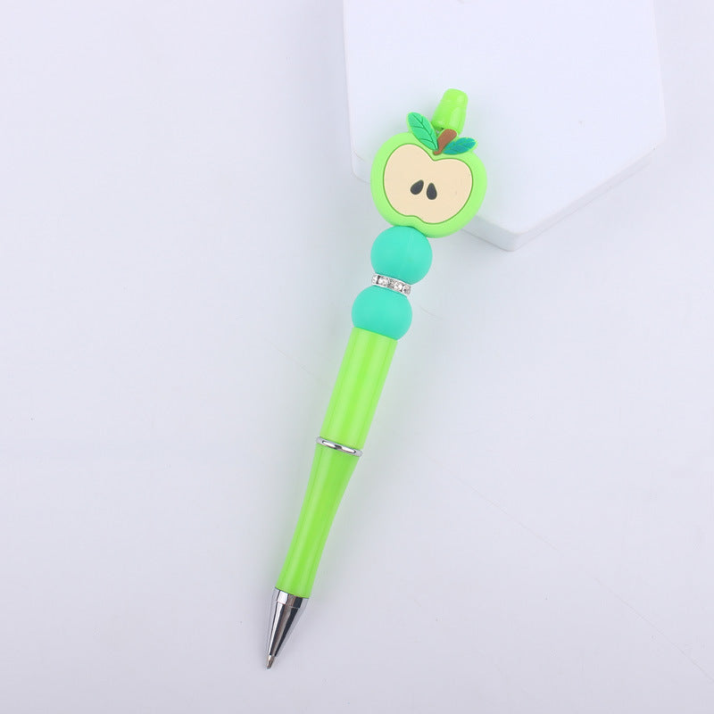 Cartoon Pattern Silicone Beaded Pens Handmade Novelty Pen Gift 14