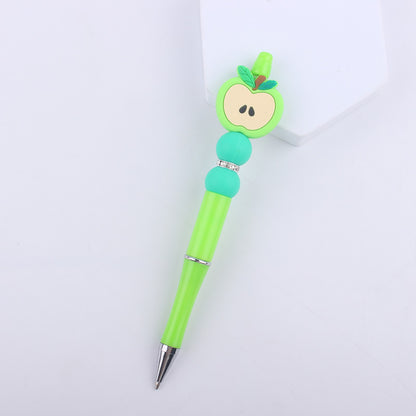 Cartoon Pattern Silicone Beaded Pens Handmade Novelty Pen Gift 14