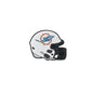 20pcs Silicone Focal Beads Football Helmet Printed Design 22