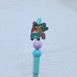20Pcs Silicone Focal Beads Halloween Car Series Front Facing Design 6