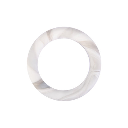 65mm Silicone Beads Solid Color Round Rings 8