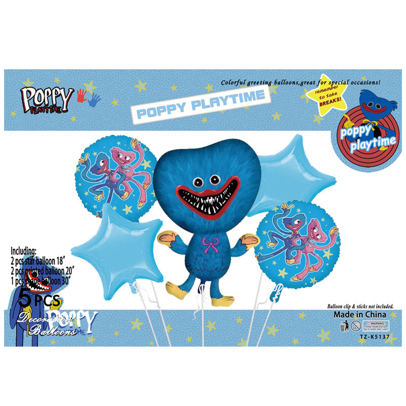 Cartoon Character Foil Balloon Set Kids Party Decoration 2 Sets 53