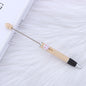 Creative Diy Printable Logo Happy Expression Plastic Beadable Ballpoint Pen 12