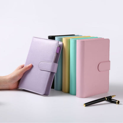 Creative Macaroon Color A6 Binder with Magnetic Buckle 130x189mm