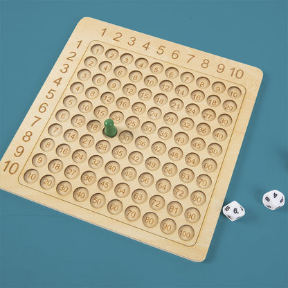 Wooden Multiplication Table Montessori Toys Educational for Kids 3