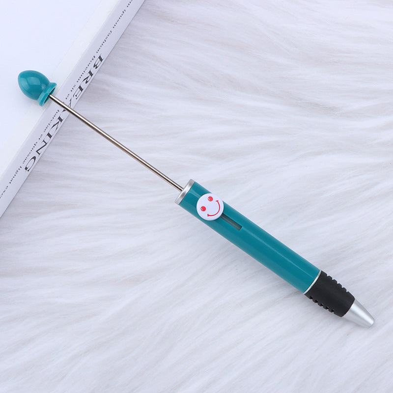 Creative Diy Printable Logo Happy Expression Plastic Beadable Ballpoint Pen 15