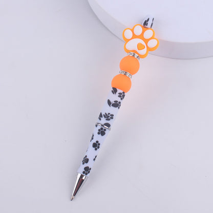 Dog Claw Silicone Beaded Pens Ballpoint Writing Office School Supplies 15