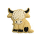 20pcs Silicone Focal Beads Highland Cow Cartoon Design 7