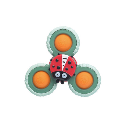 Insect Suction Cup Spinner Bath Toy Plastic Set of 3 3