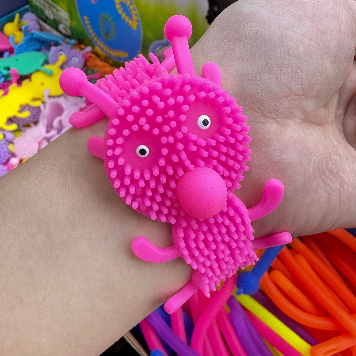 TPR Caterpillar Stretchy Bracelet Sensory Fidget Toy 20.5cm 3