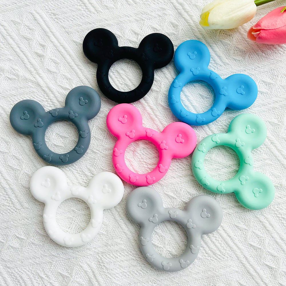 Silicone Mickey Ear Shaped Teething Toy for Baby 3