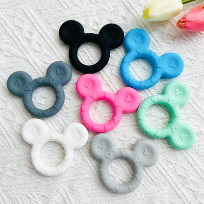 Silicone Mickey Ear Shaped Teething Toy for Baby 3