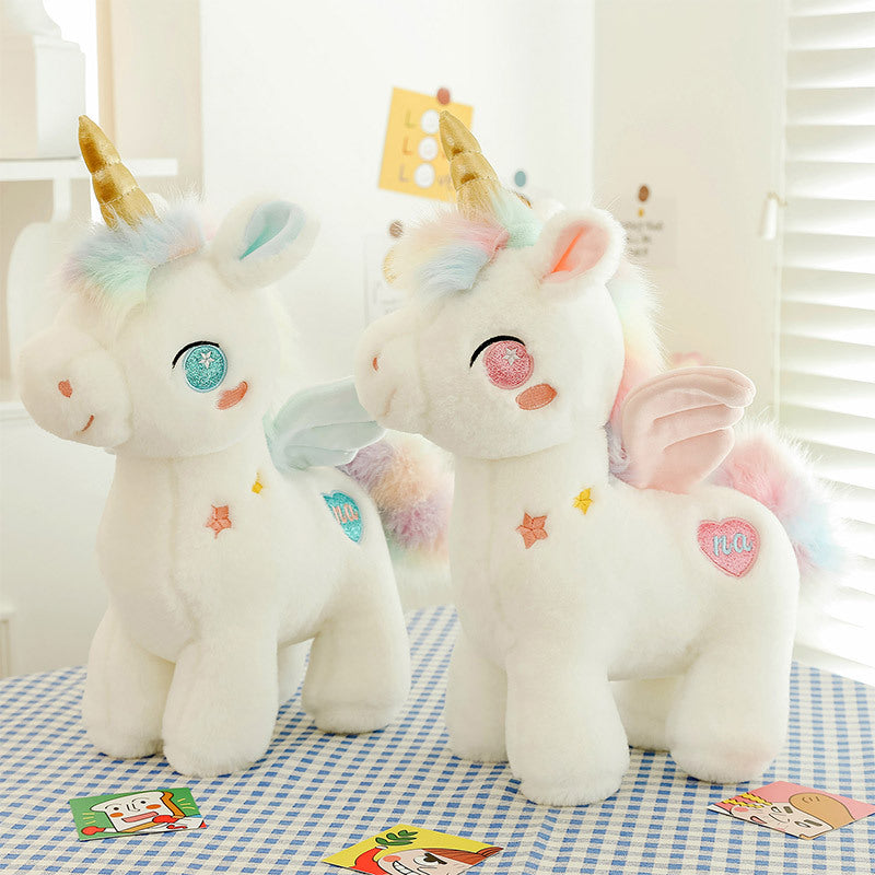 Fantasy Unicorn Plush Pillow Stuffed Animal Doll 25cm 40cm 55cm 2
