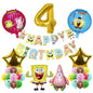 SpongeBob SquarePants Foil Balloon Set Birthday Party Decoration 2Set 6