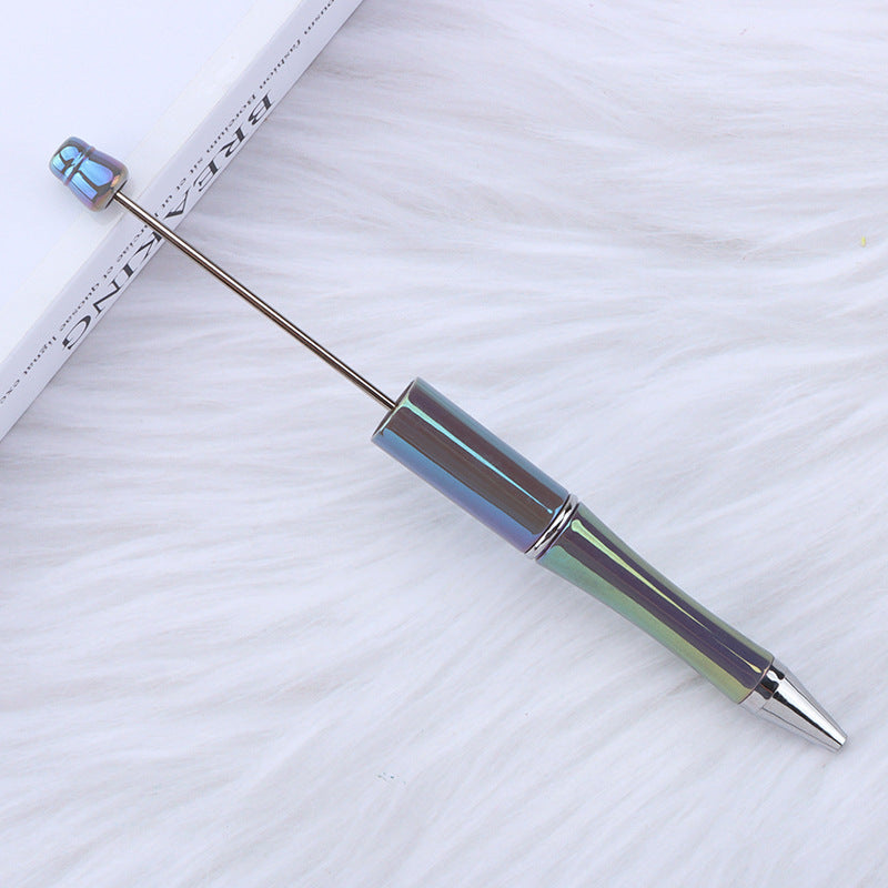 Handle Gradient Color Beadable Ballpoint Pens DIY Rainbow Opal Craft Supplies 8