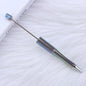 Handle Gradient Color Beadable Ballpoint Pens DIY Rainbow Opal Craft Supplies 8