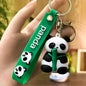 Panda Silicone Bead Keychain with Soft Rubber Charm 5