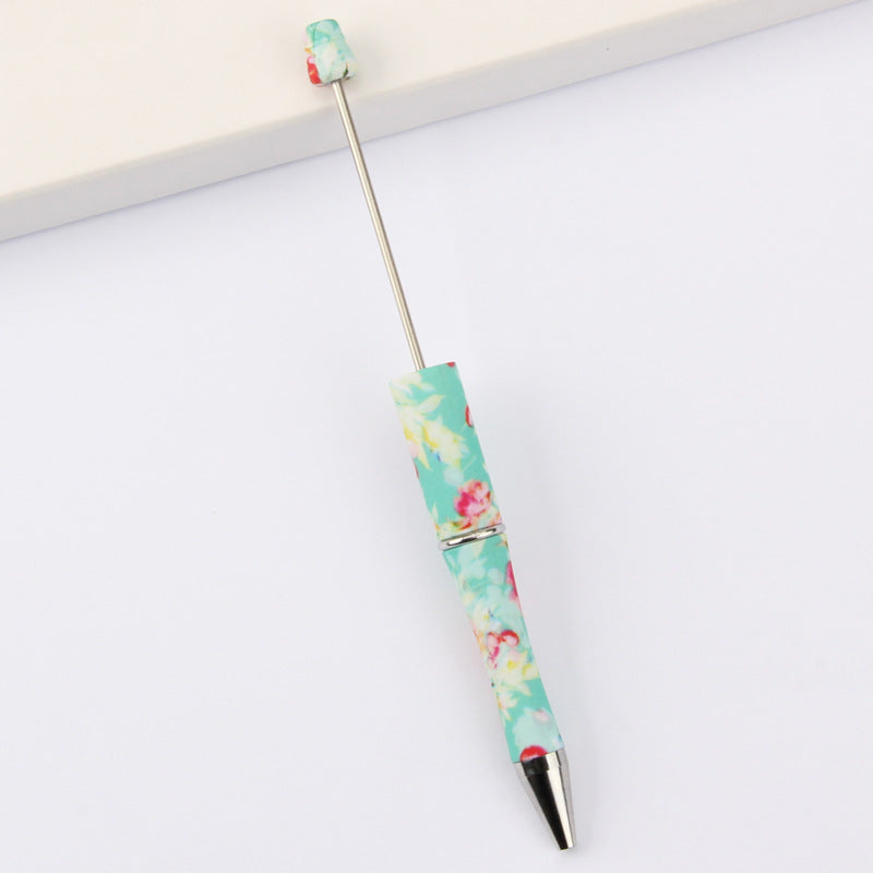 Printed Pattern Beadable Ballpoint Pens DIY Craft Supplies 28