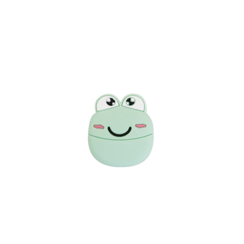 Silicone Focal Beads Cartoon Frog Character Front Facing 8