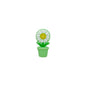 20Pcs 3D Silicone Focal Beads Potted Daisy With Flower Pot 10