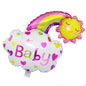 Cloud Sunflower Rainbow Smiling Face Foil Balloons Party Decoration 50pcs 12