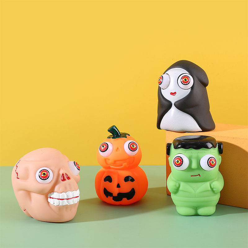 PVC Halloween Eyes Popping Out Squishy Sensory Stress Ball Toy 2
