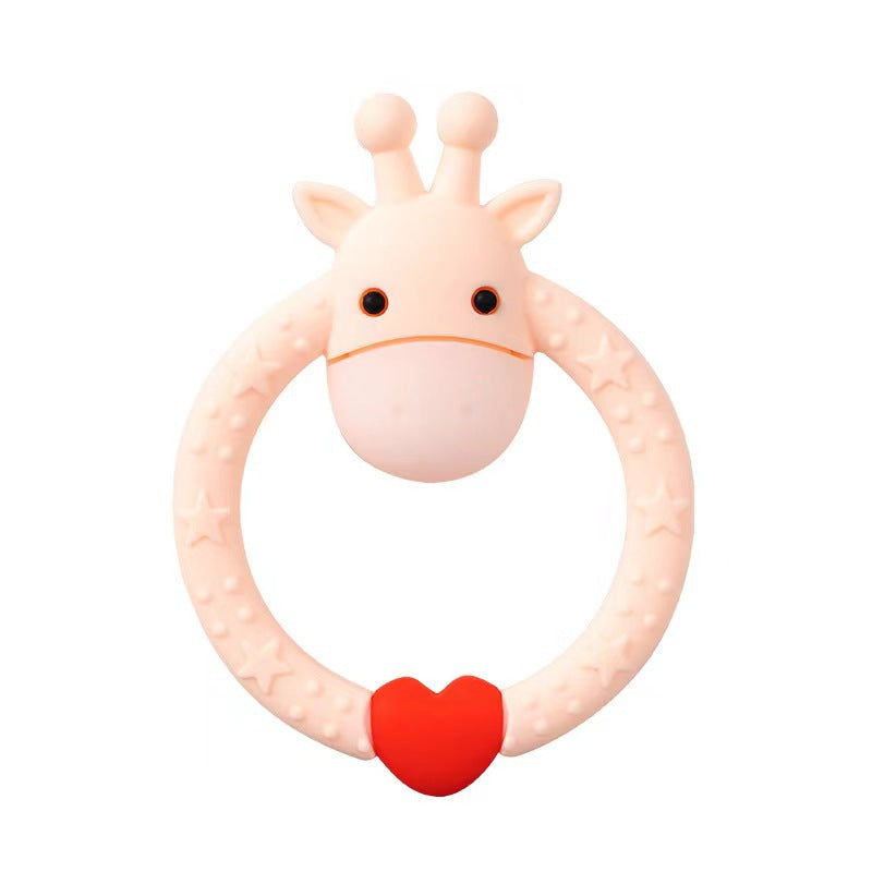 Cartoon Round Deer Silicone Teething Toy for Baby 7