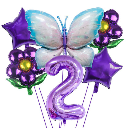 Butterfly Foil Balloon Set Birthday Party Decoration 40 Inch 2