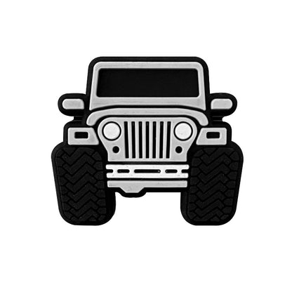 20pcs Silicone Focal Beads Large Cars Front Facing 7
