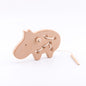 Wooden Threading Animal Toys Montessori Fine Motor Skills 3
